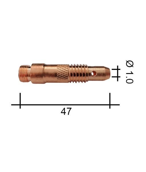 Collet holder 1.0 47mm /TE0001-10/10N30/701.0190-ZVAR/ TIG/17/18/26 standard