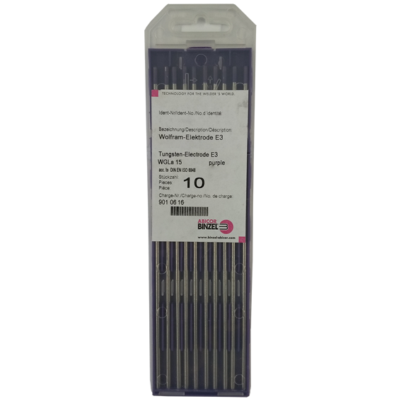 Tungsten electrode. E3 1.6x175 /700.0306.10/ purple