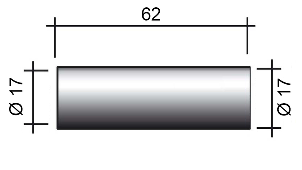 MIG nozzle WT 340 /145.0740.5/ 62mm/17mm/cylindrical