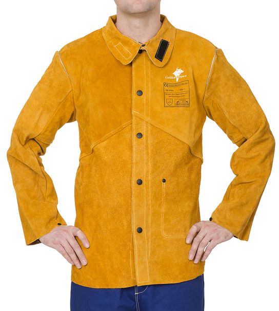 Welding coat Weldas Golden Brown /44-2530/PXXXL/ 96cm