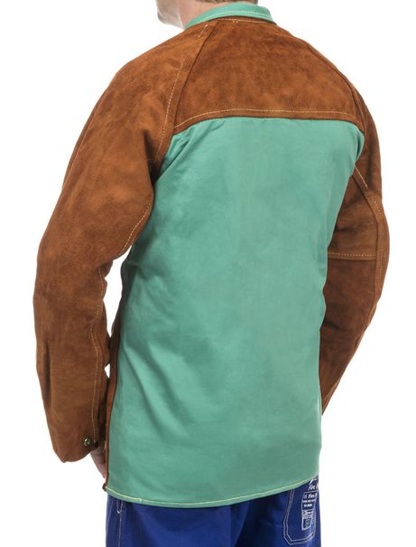 Welding coat Weldas Lava Brown /44-7300/PL/ 81cm