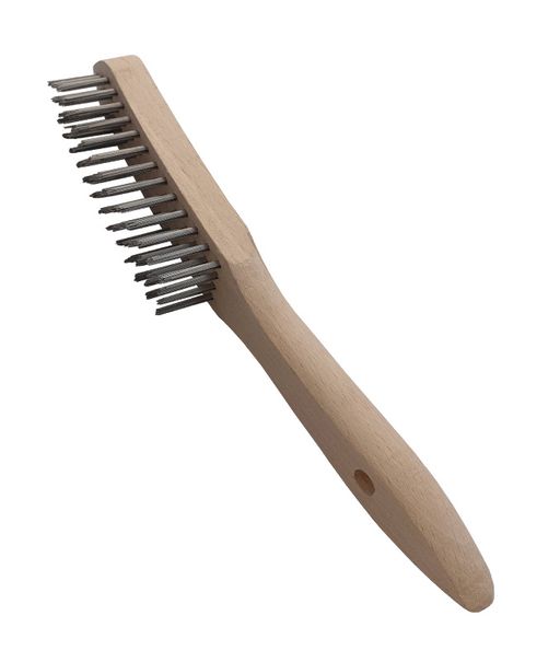 Hand brush 4-row MAMUT (ABWHB4) steel, wood