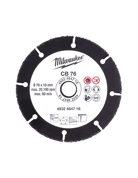 Kotúč diamantový mini CB 76mm pre M12 FCOT Milwaukee /4932464716/