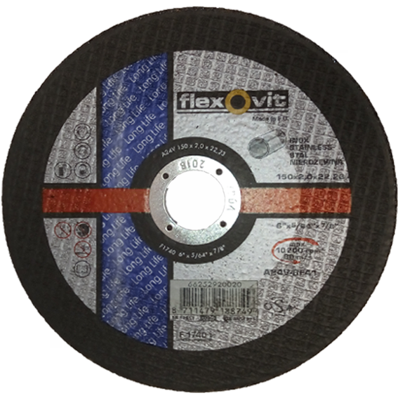 Cutting disc 150x2.0mm Flexovit A30V/F-1742 EXTRA (66252920021) steel