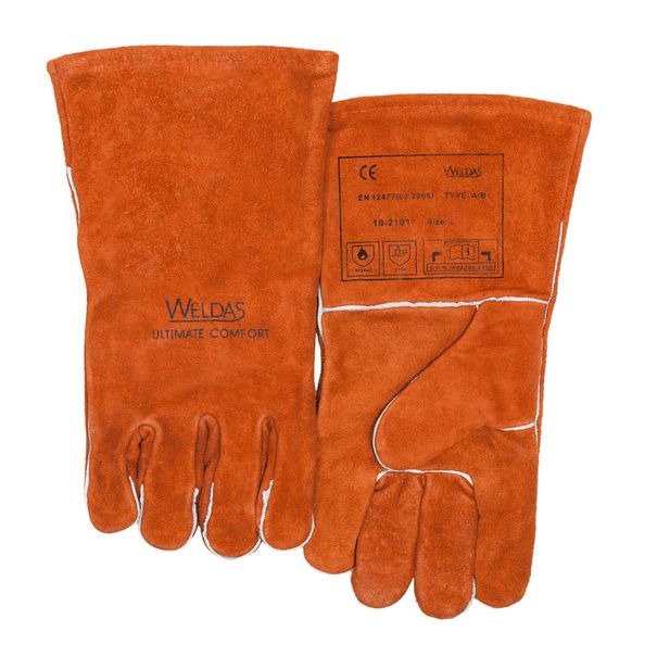 Welding gloves /10-2101XL/ red