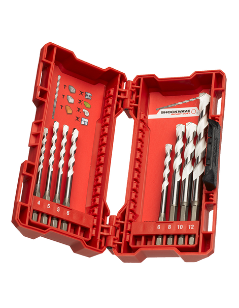 Drill set Multimaterial HEX - 8 pcs Milwaukee /4932471112/