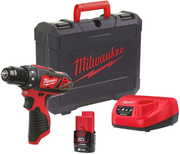 Cordless hammerless drill Milwaukee - compact M12™ BDD-201C /4933479439/