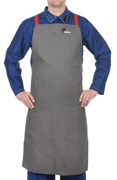 Apron without shoulder pads Weldas Arc Knight /38-4336/ 91x60cm gray fabric