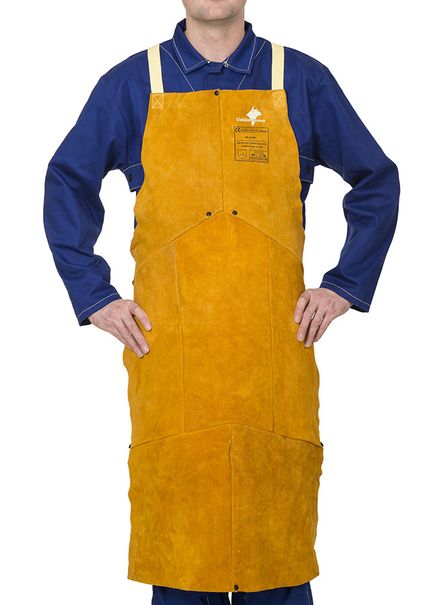 Apron without shoulder pads Weldas Golden Brown /44-2136/ 91x60cm