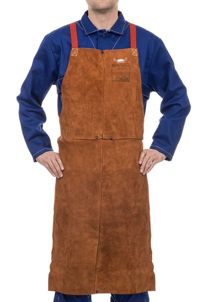 Apron without shoulder pads Weldas Lava Brown /44-7136/ 91x60cm