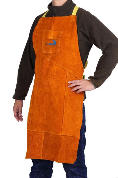 Welding apron KPRO 8907 leather, size XL (107x63cm)