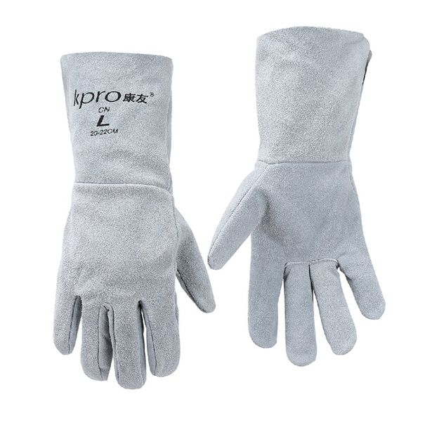 Welding gloves KPRO ECONOMIC 7000, size L 13"/33cm