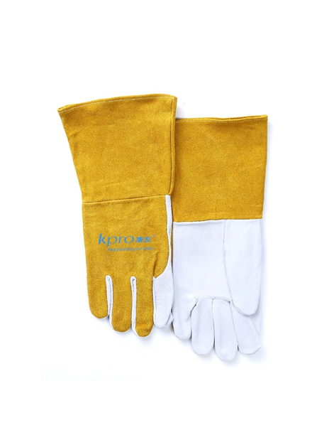 Welding gloves KPRO TIG YELLOW 75013, size L 13"/33cm